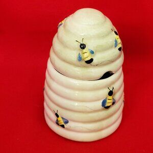 Vintage Designpac Beehive Honey Pot Jar